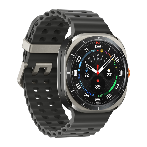 Умные часы Samsung Galaxy Watch Ultra 47мм, ремешок Marine (Titanium Silver, 2024)